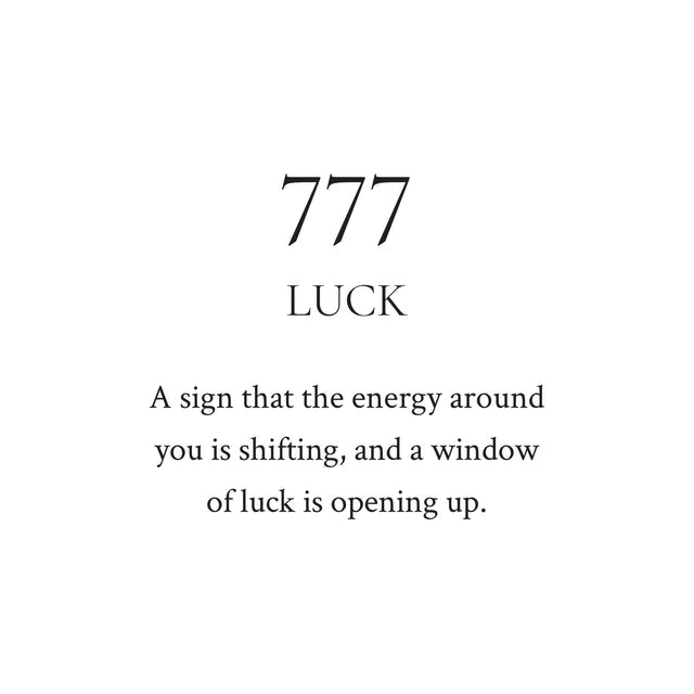 777 "Luck" Candle - Sacred + Divine